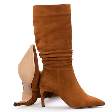 Gusse Catherine Kadın Hakıkı Suet Derı Çizme K722-2