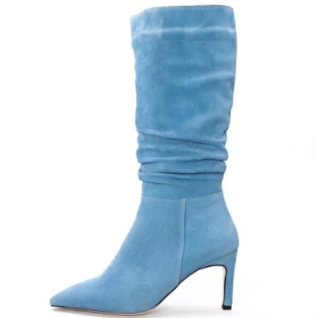 Gusse Catherine Kadın Hakıkı Suet Derı Çizme K722-2