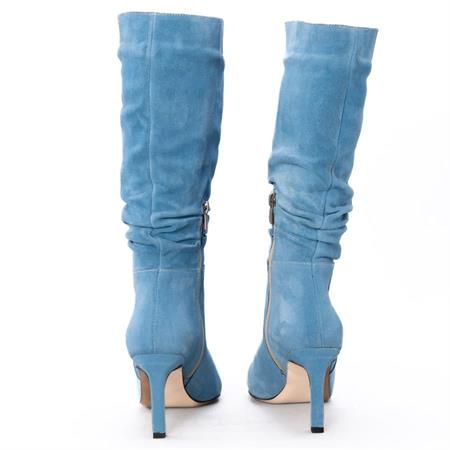 Gusse Catherine Kadın Hakıkı Suet Derı Çizme K722-2