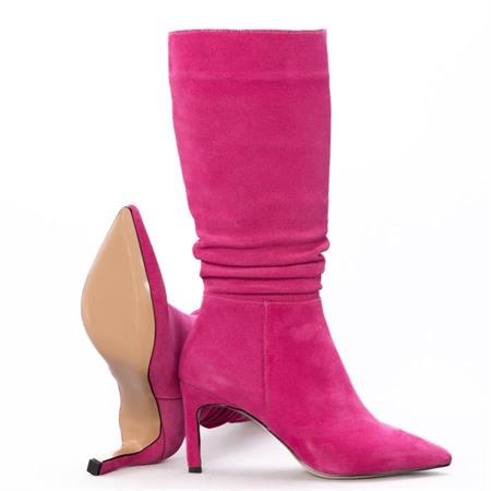 Gusse Catherine Kadın Hakıkı Suet Derı Çizme K722-2