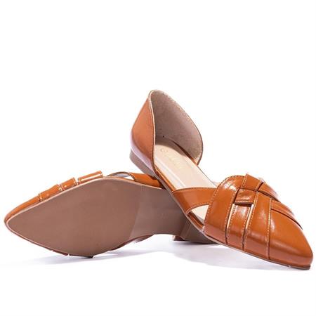 Gusse Chloe Kadın Hakiki Rugan Deri Babet-K153-3