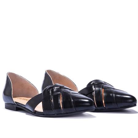 Gusse Chloe Kadın Hakiki Rugan Deri Babet-K153-3