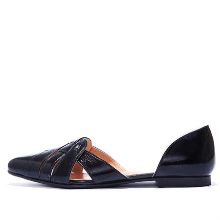 Gusse Chloe Kadın Hakiki Rugan Deri Babet-K153-3