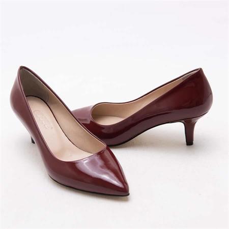 GUSSE CLARA KADIN HAKİKİ RUGAN DERİ STILETTO AYAKKABI K02