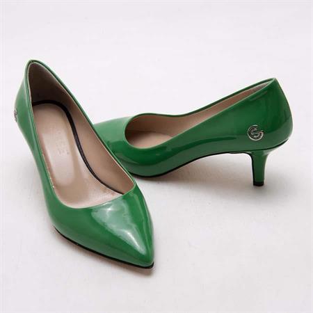 GUSSE CLARA KADIN HAKİKİ RUGAN DERİ STILETTO AYAKKABI K02