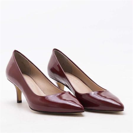 GUSSE CLARA KADIN HAKİKİ RUGAN DERİ STILETTO AYAKKABI K02