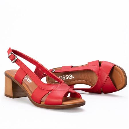 Gusse Daisi Kadın Hakiki Deri Topuklu  Sandalet 1506