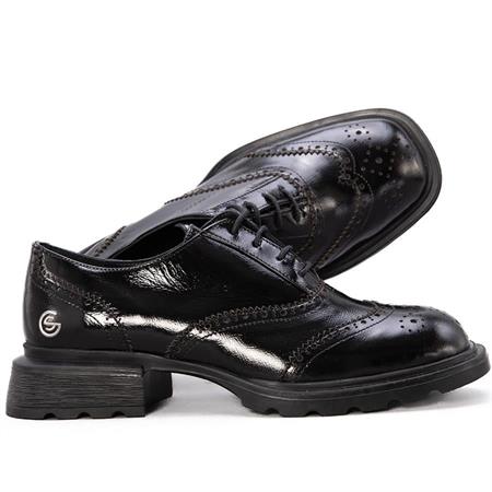 Gusse Darchelle Kadın Hakıkı Rugan Derı Ayakkabı 1603-3