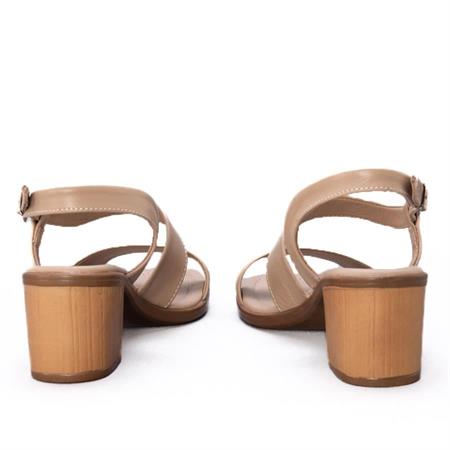 Gusse Delmare Kadın Hakiki Deri Topuklu Sandalet 2209