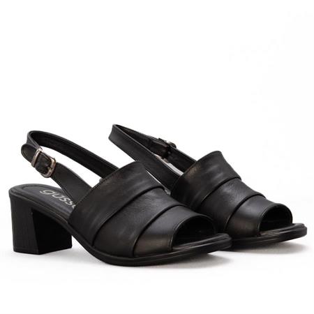 Gusse Devana Kadın Hakiki Deri Topuklu  Sandalet 2203