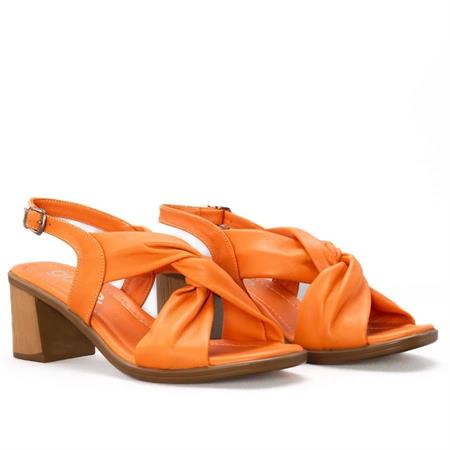 Gusse Diandra Kadın Hakiki Deri Topuklu  Sandalet 2213