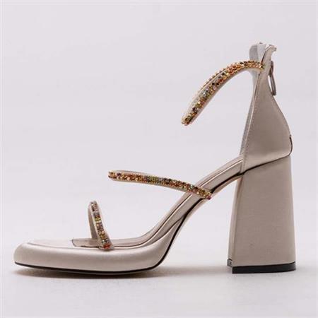 GUSSE DONNA KADIN SATEN SANDALET 1393
