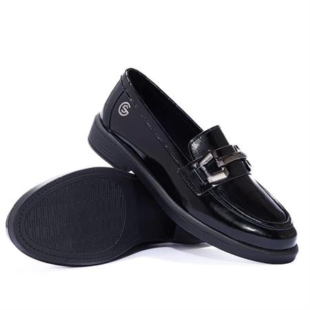 Gusse Dorella Kadın Hakiki Rugan Deri Loafer Ayakkabı 2121FZ-3