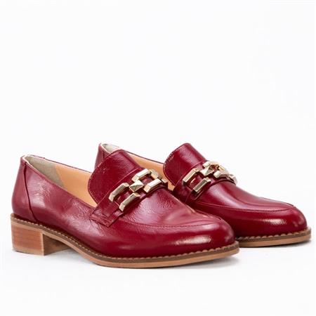 Gusse Eflal Kadın Hakiki Rugan Deri Ayakkabı K743-3