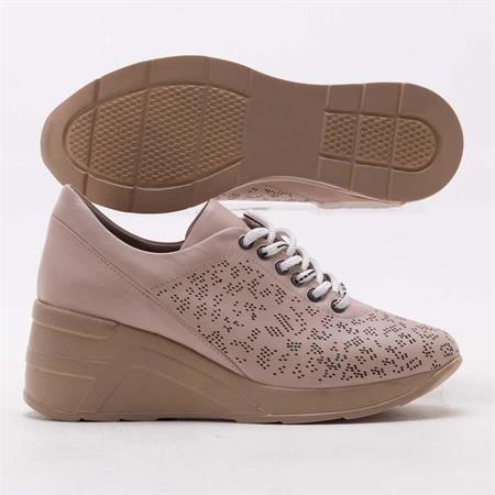 GUSSE ELINA KADIN HAKIKI DERI DOLGU TABAN AYAKKABI 3600