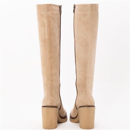 Gusse Elpis Kadın Hakıkı Suet Derı Çizme K614-2