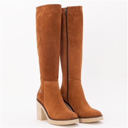 Gusse Elpis Kadın Hakıkı Suet Derı Çizme K614-2