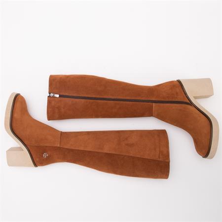 Gusse Elpis Kadın Hakıkı Suet Derı Çizme K614-2