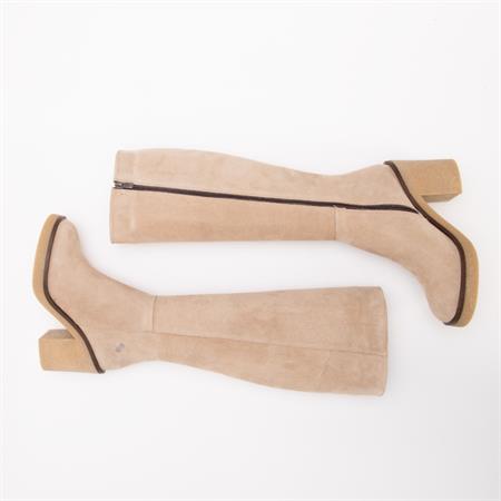 Gusse Elpis Kadın Hakıkı Suet Derı Çizme K614-2