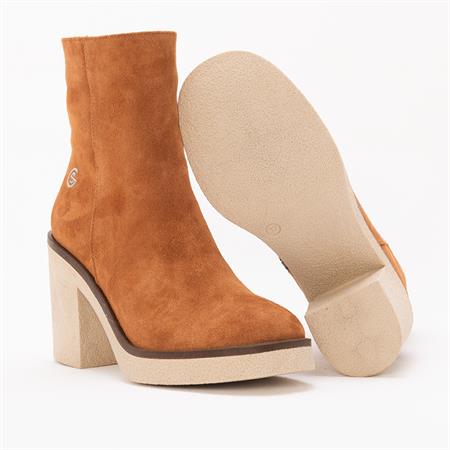 Gusse Enyo Kadın Hakıkı Suet Derı Bot K608-2