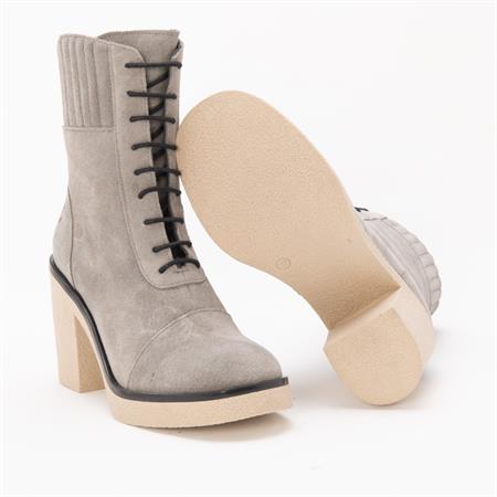 Gusse Erato Kadın Hakıkı Suet Derı Bot K613-2