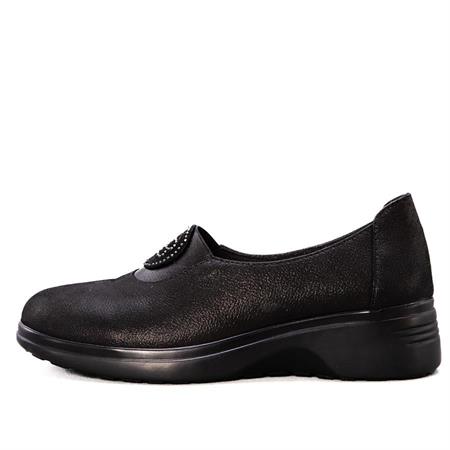 Gusse Ester Kadın Simli Hakiki Deri Ayakkabı 410