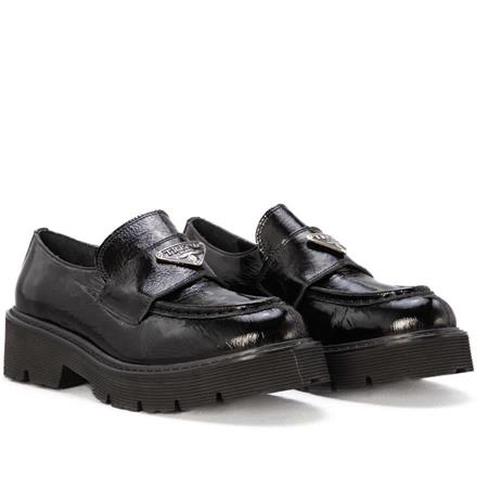 Gusse Evans Kadın Hakiki Rugan Deri Loafer Ayakkabı 5679-3