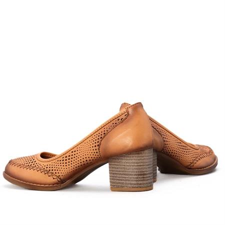 Gusse Fayanna Kadın Hakiki Deri Topuklu Ayakkabı 635