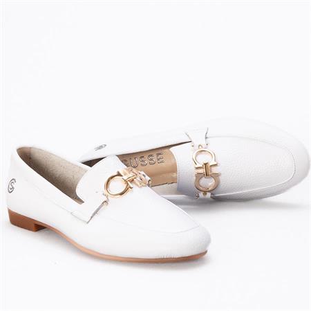 Gusse Fioretta Kadın Hakiki Deri Babet 6067