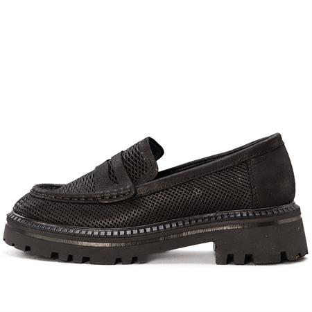 Gusse Franny Kadın Hakiki Simli Deri Sneaker 820