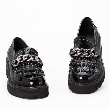 Gusse Gelbero Kadın Hakiki Rugan Deri Loafer Ayakkabı 5680-3