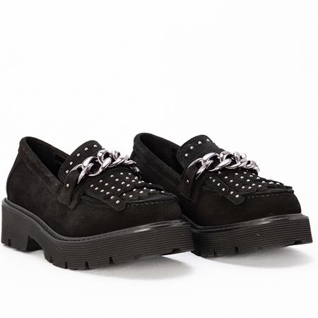 Gusse Gelbero Kadın Hakiki Süet Deri Loafer Ayakkabı 5680-2