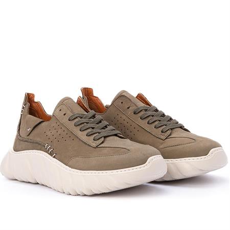 Gusse Grand Erkek Hakiki Nubuk Deri Sneaker Ayakkabı 21337-1