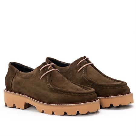 Gusse Greyson Kadın Hakıkı Süet Deri Ayakkabı 141210-2