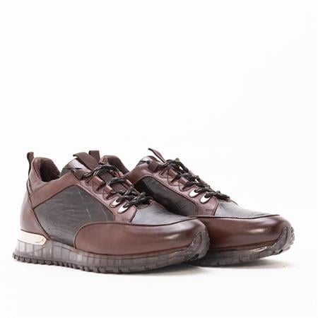 GUSSE HUGH ERKEK HAKİKİ DERİ SNEAKER AYAKKABI-16268