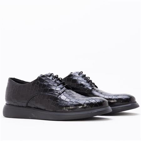 GUSSE JAYDEN ERKEK HAKİKİ RUGAN KROKO DERİ AYAKKABI-226815-7