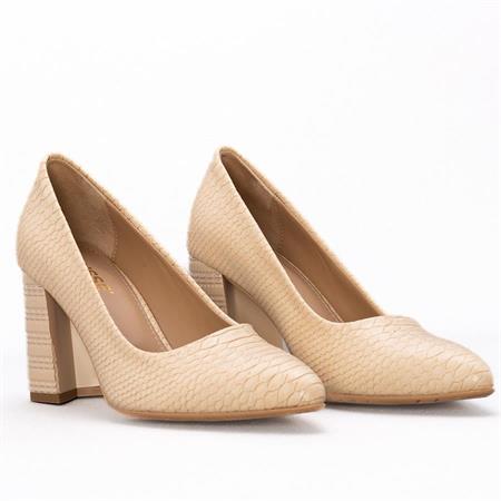 Gusse Jule Kadın Kroko Stiletto Ayakkabı 158