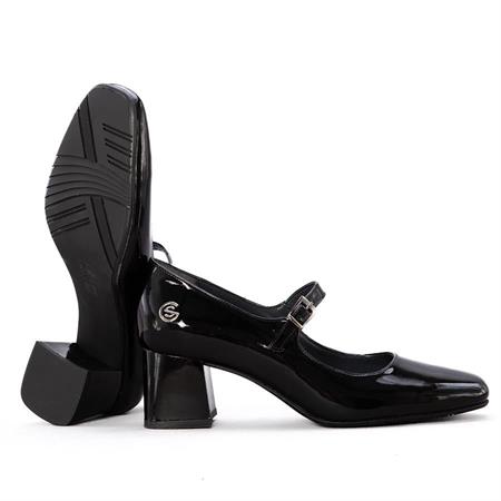 Gusse Kleopatra Kadın Hakiki Rugan Deri Stiletto 7220