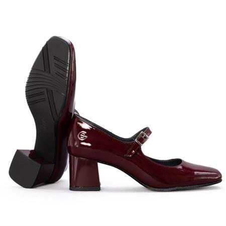 Gusse Kleopatra Kadın Hakiki Rugan Deri Stiletto 7220