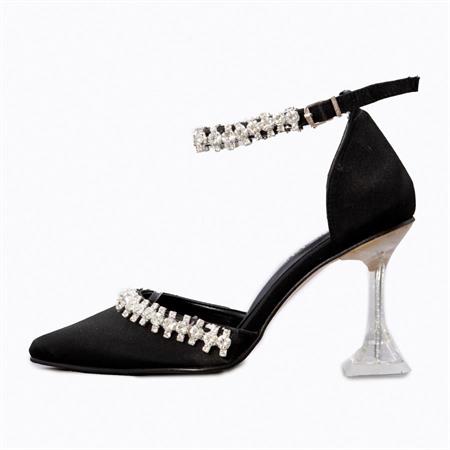 Gusse Laurel Kadın Saten Abiye Stiletto 1690-4