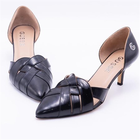 Gusse Lıdıa Kadın Hakiki Rugan Deri Stiletto Ayakkabı K152-3