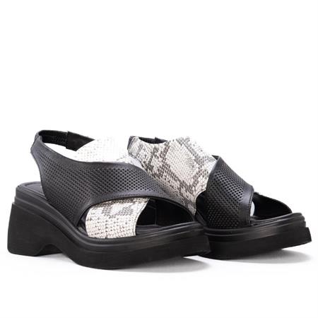 Gusse Lidya Kadın Hakiki Deri Sandalet 64001