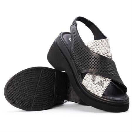 Gusse Lidya Kadın Hakiki Deri Sandalet 64001