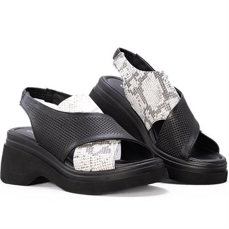 Gusse Lidya Kadın Hakiki Deri Sandalet 64001