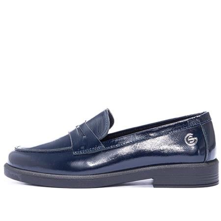 Gusse Loren Kadın Hakiki Rugan Deri Loafer Ayakkabı 2121L