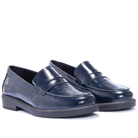 Gusse Loren Kadın Hakiki Rugan Deri Loafer Ayakkabı 2121L