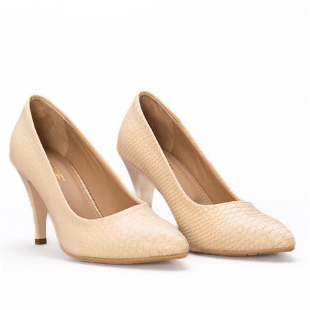 Gusse Luna Kadın Kroko Baskı Stiletto Ayakkabı 159