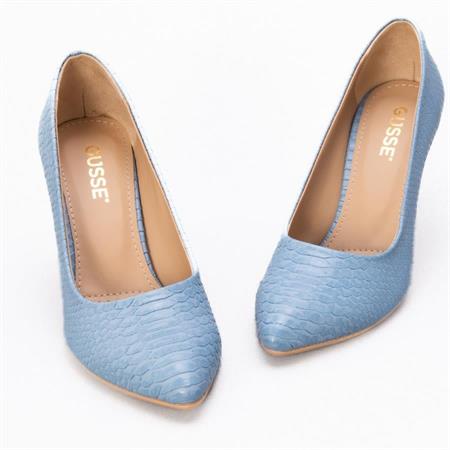 Gusse Luna Kadın Kroko Baskı Stiletto Ayakkabı 159