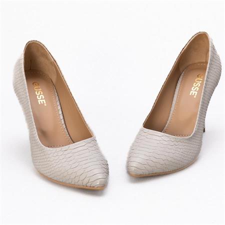 Gusse Luna Kadın Kroko Baskı Stiletto Ayakkabı 159