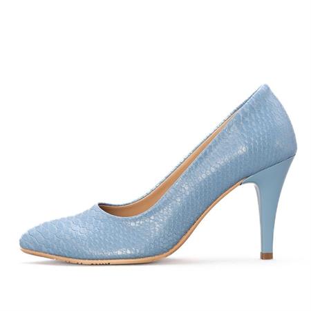 Gusse Luna Kadın Kroko Baskı Stiletto Ayakkabı 159